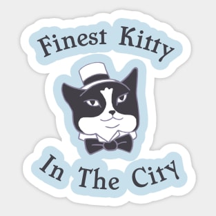 Finest Kitty Sticker